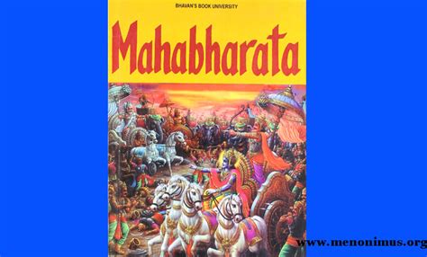 Mahabharata By Vyasa-A Review - Menonimus