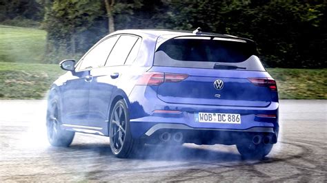 Volkswagen Golf 8 R Track Driving - YouTube