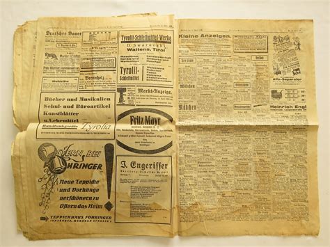 10 newspapers and leaflets of the period of Austria annexation.