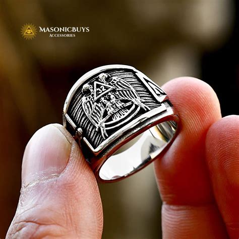 Outstanding Scottish Rite 32nd Degree Masonic Ring | MasonicBuys