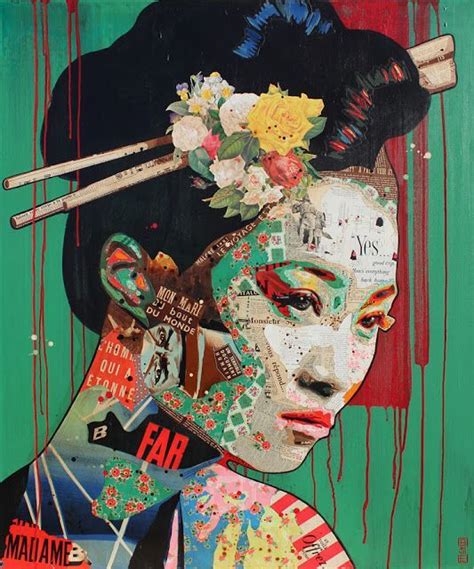 Arnaud Bauville, (b. 1971) | Art painting, Pop art, Paper collage art