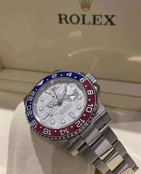 Rolex pepsi white gold meteorite, Luxury, Watches on Carousell