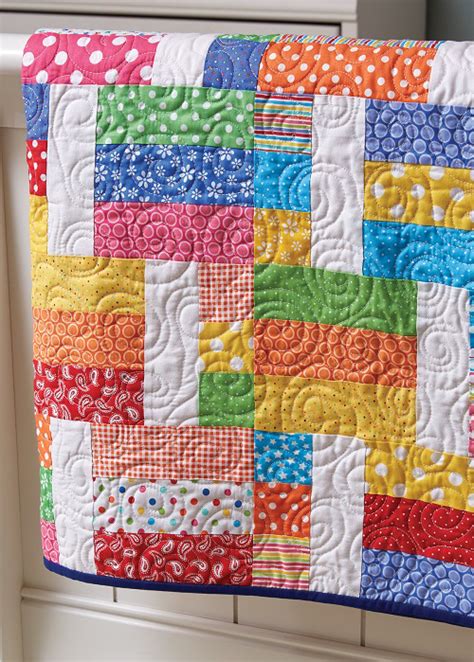 Pull Out Your Brightest Fabrics for This Easy Quilt - Quilting Digest