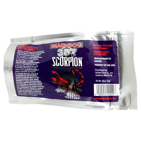 Mad Dog 357 Scorpion Peppers Dried - Fresh is Best on Broadway