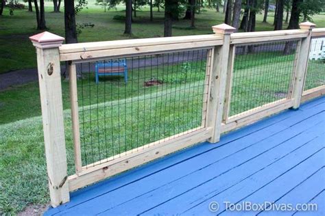 Simple Easy Custom DIY Deck Railings | Wire deck railing, Diy deck, Deck railings