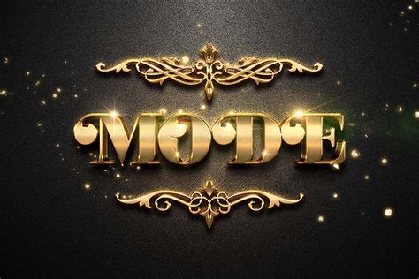 Free Vintage Style Gold Text Effect PSD Download - 99Effects