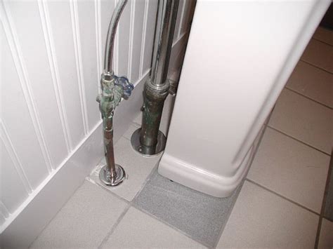 Hello, I am wondering if it is possible to install a pedestal sink when the water supply lines ...