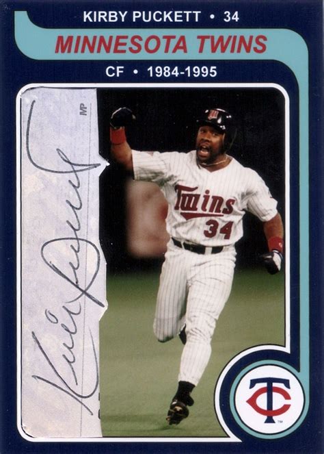 Minnesota Sports Autograph Project: KIRBY PUCKETT