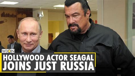 Hollywood actor Steven Seagal joins pro-Kremlin political party Just Russia | Vladimir Putin ...