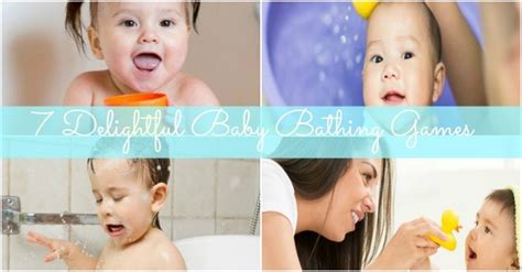 7 delightful baby bathing games for a fun bath time ritual