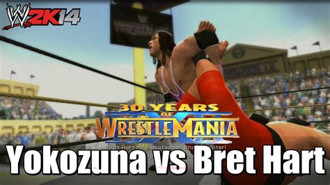 WWE 2K14 30 Years of Wrestlemania - Yokozuna vs Bret Hart (WM9) - Parte ...