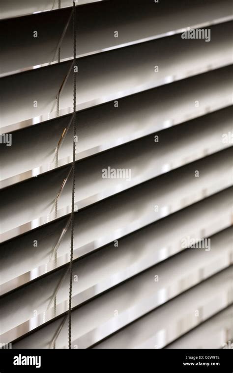 Vertical wooden blinds Stock Photo - Alamy