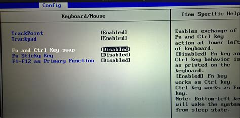 How to change Lenovo X1 Carbon Keyboard Fn and Ctrl keys | Hardstaff.Com