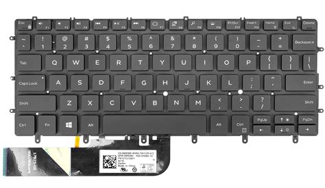 Laptop Keyboard For Dell XPS 13 9370 XPS 13 9380 With Backlit And White ...