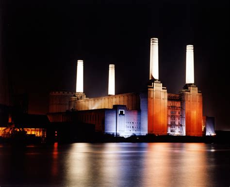 Battersea Power Station, seen at night, London | RIBA pix