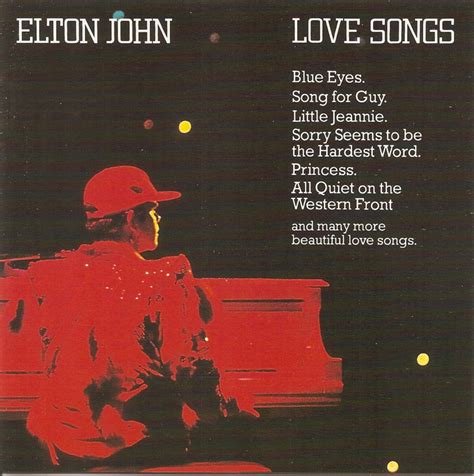 The First Pressing CD Collection: Elton John - Love Songs