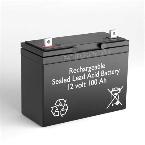 12v 100Ah Electric Trolling Motor Battery (Rechargeable) | BG-121000NB-M - $189.00