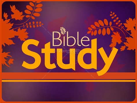 Bible Study PowerPoint | Fall Thanksgiving PowerPoints