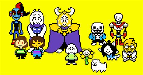 UNDERTALE CHARACTERS | Pixel Art Maker