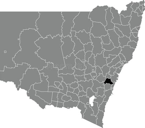 Locator Map of the WOLLONDILLY SHIRE LOCAL GOVERNMENT AREA, NEW SOUTH ...