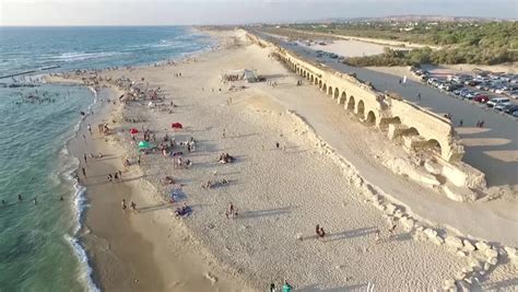 Exploring The Ancient Wonders Of Caesarea Aqueduct Beach - Best Spents