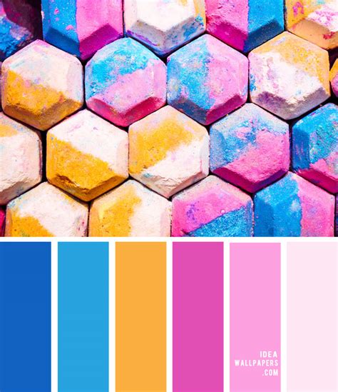 Color Palette 148 { Blue , Pink and Yellow Color Scheme } - Idea Wallpapers , iPhone Wallpapers ...