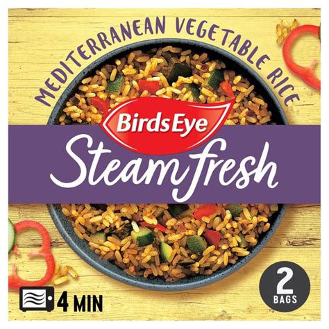 Birds Eye Steamfresh 2 Rice Mediterranean Vegetable Frozen | Ocado