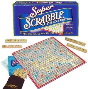 Super Scrabble Deluxe Edition Board Game - New - Team Toyboxes