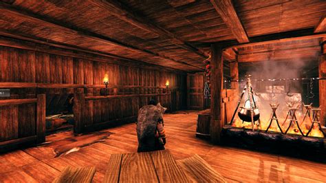 Longhouse with secret storage Valheim Build