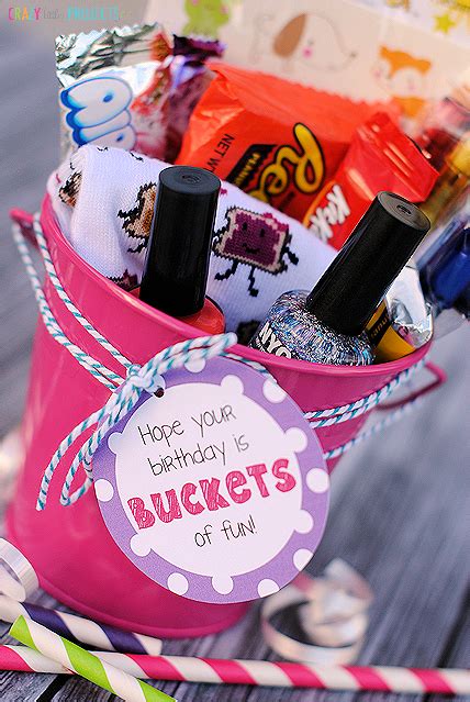 "Buckets of Fun" Birthday Gift Idea - Crazy Little Projects