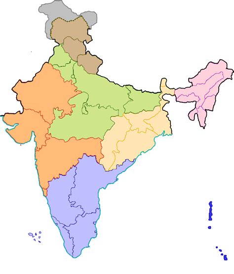 India Map Colour