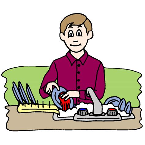 wash the dishes clipart - Clip Art Library