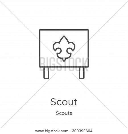 Scout Icon Isolated Vector & Photo (Free Trial) | Bigstock