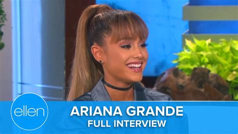 Ariana Grande on Love, Bicycles & the VMAs (Full Interview!) - YouTube