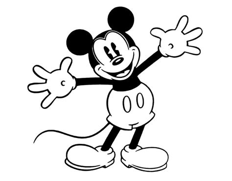 Coloriages Mickey 🐭 – PEPE.LT