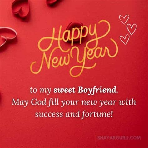 New Year Wishes For Boyfriend – Happy New Year Love 2024 - Shayar Guru