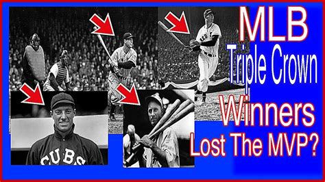 Baseball's Triple Crown Winners That Lost the MVP Trophy? MLB Triple ...