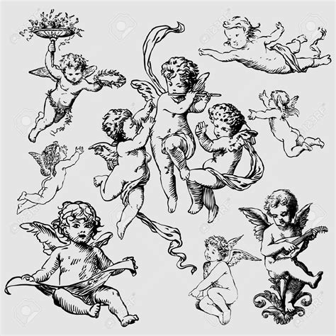 25+ Cute Cupid Cherub Tattoo Designs | Dessin ange, Tatouage petit ange ...