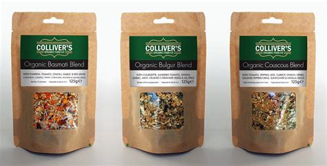 Colliver’s Organic Food | Packaging Design Portfolio | Right Angle Creative