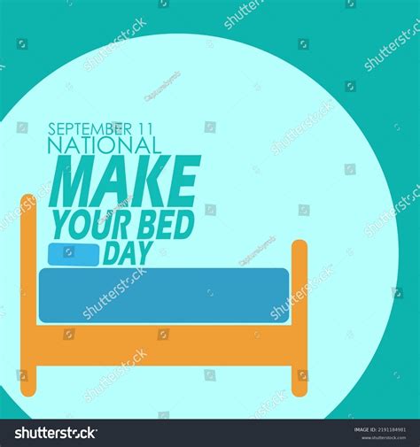 Illustration Neat Bed Bold Text On Stock Vector (Royalty Free ...