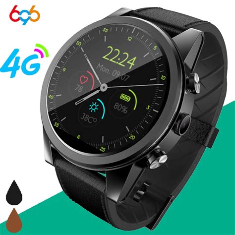 696 X360 4G LTE Android 7.1 Smart Watch 1.6inch big Screen Round WiFi ...