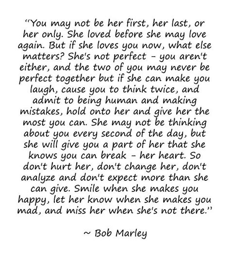 Bob Marley Quotes On Love: You May Not Be Her First | Bob marley love ...