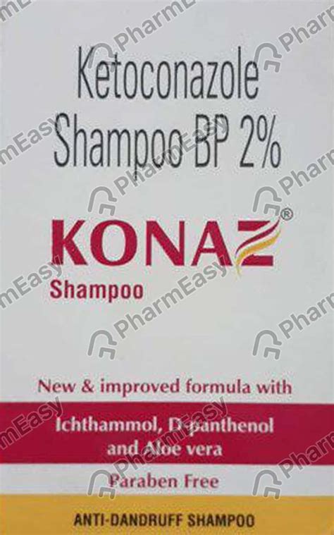 Konaz 2 %W/V Shampoo (60): Uses, Side Effects, Price & Dosage | PharmEasy