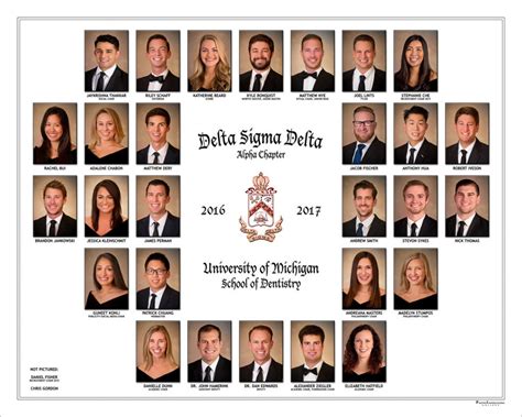 2017 Delta Sigma Delta Fraternity Composite - On site studio portrait ...