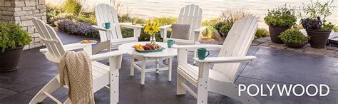 Amazon.com : POLYWOOD RCT38WH Round 38" Conversation Table, White : Patio Coffee Tables : Patio ...
