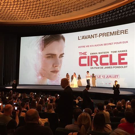 Emma Watson at the Paris Premiere of 'The Circle' - Emma Watson Photo ...