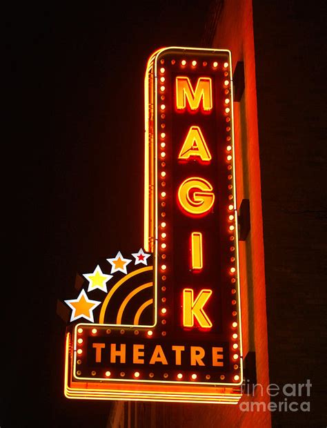 Classic Movie Theater Marquee Americana San Antonio Texas Photograph by ...