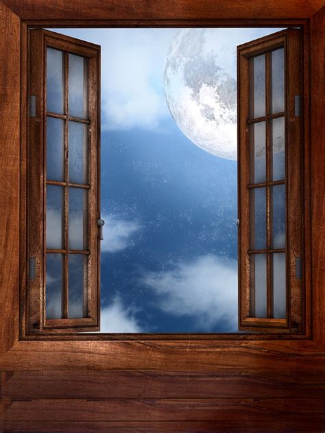 Download Window, Moon, Open Window. Royalty-Free Stock Illustration ...