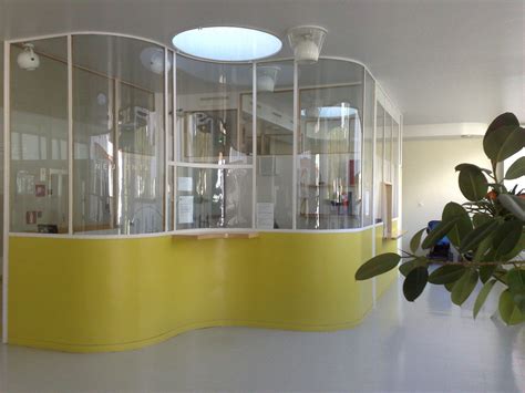 Paimio Sanatorium entrance Entrance Lobby, Alvar Aalto, Architecture Design, Sycamore, Cabinet ...