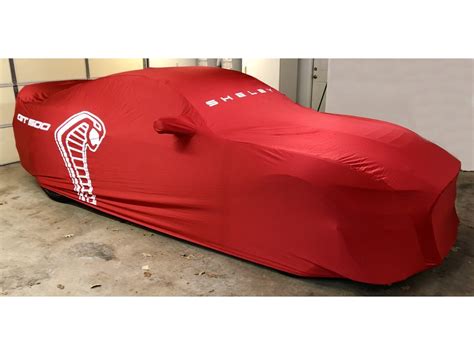 Genuine Ford Car Cover - Indoor GT500 Large Wing Red With White Logo - VLR3Z-19A412-H ...